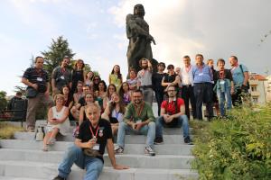 Srčna točka Srca Evrope v Bolgariji, Spartak, v bližini mesta Sandanski, septembra 2018.